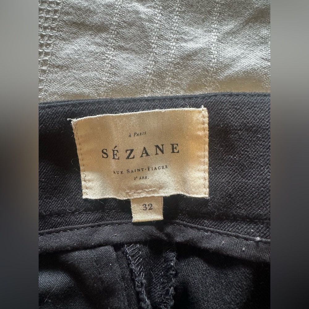 Sezane Clara Trousers Noir. - Size 32 - Picture 3 of 3